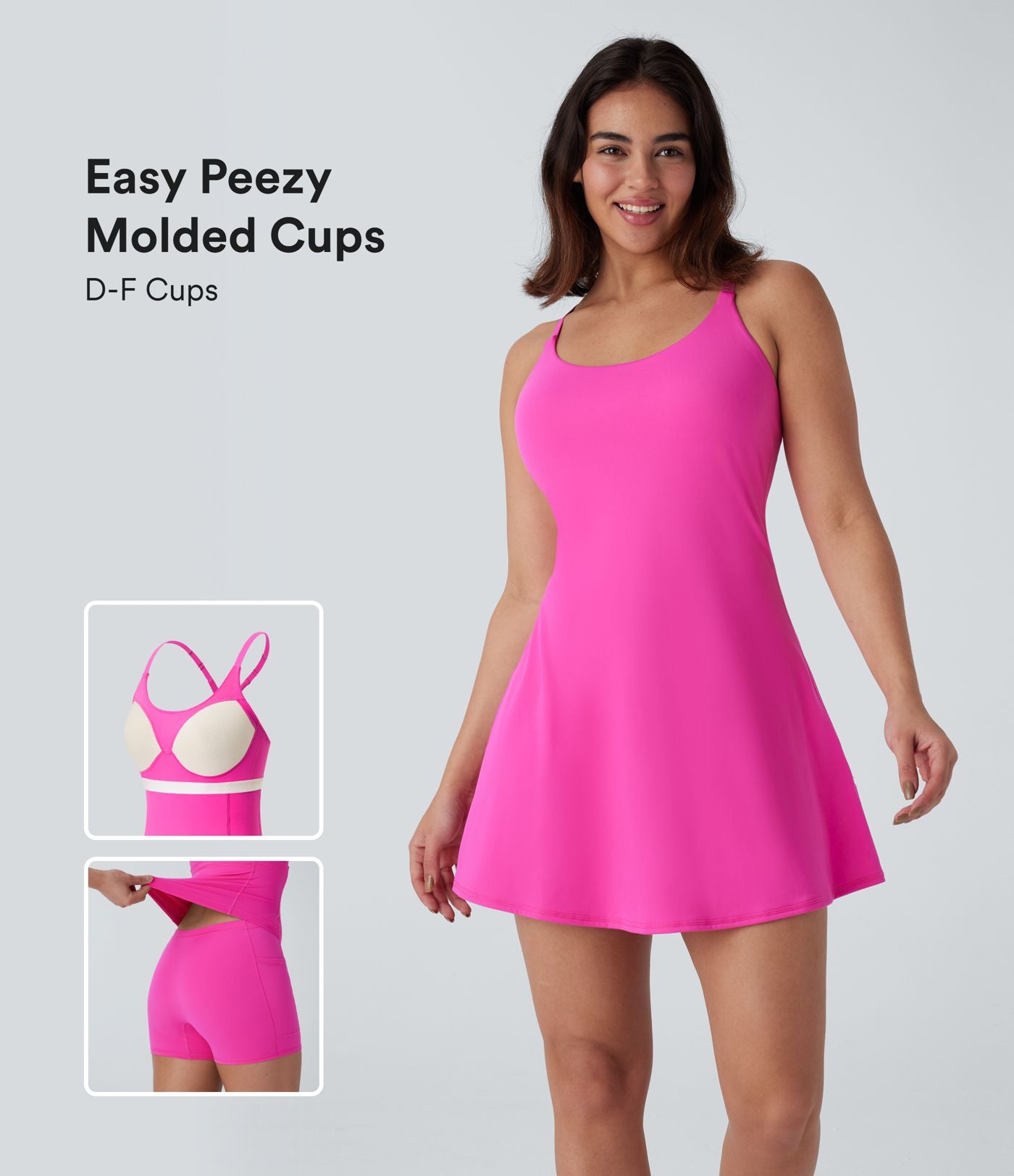 Robe de sport danse SoftlyZero™ Plush coques moulées édition Easy Peasy E-G