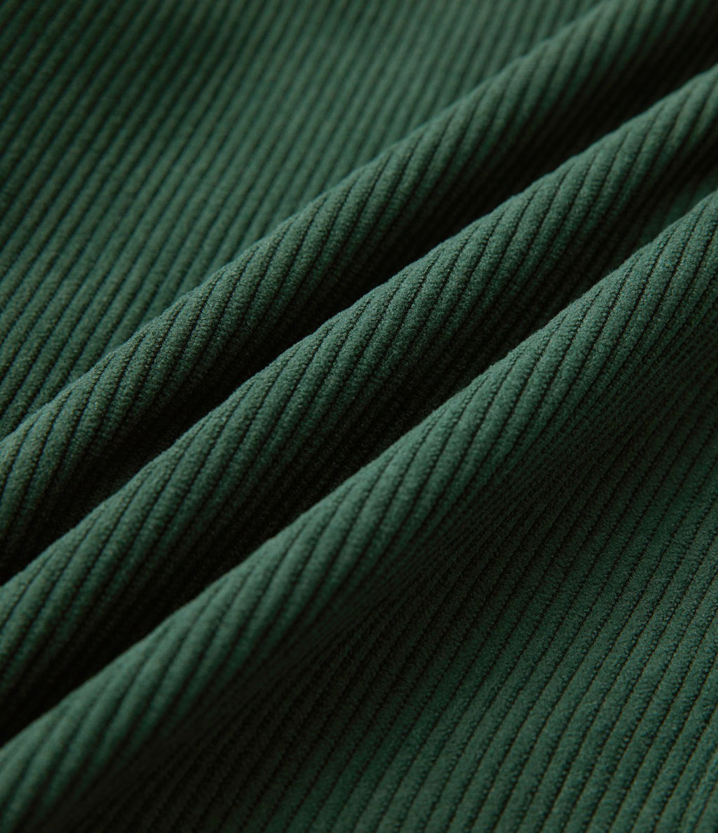 Pantalon de jogging décontracté en velours côtelé à taille haute avec poches latérales