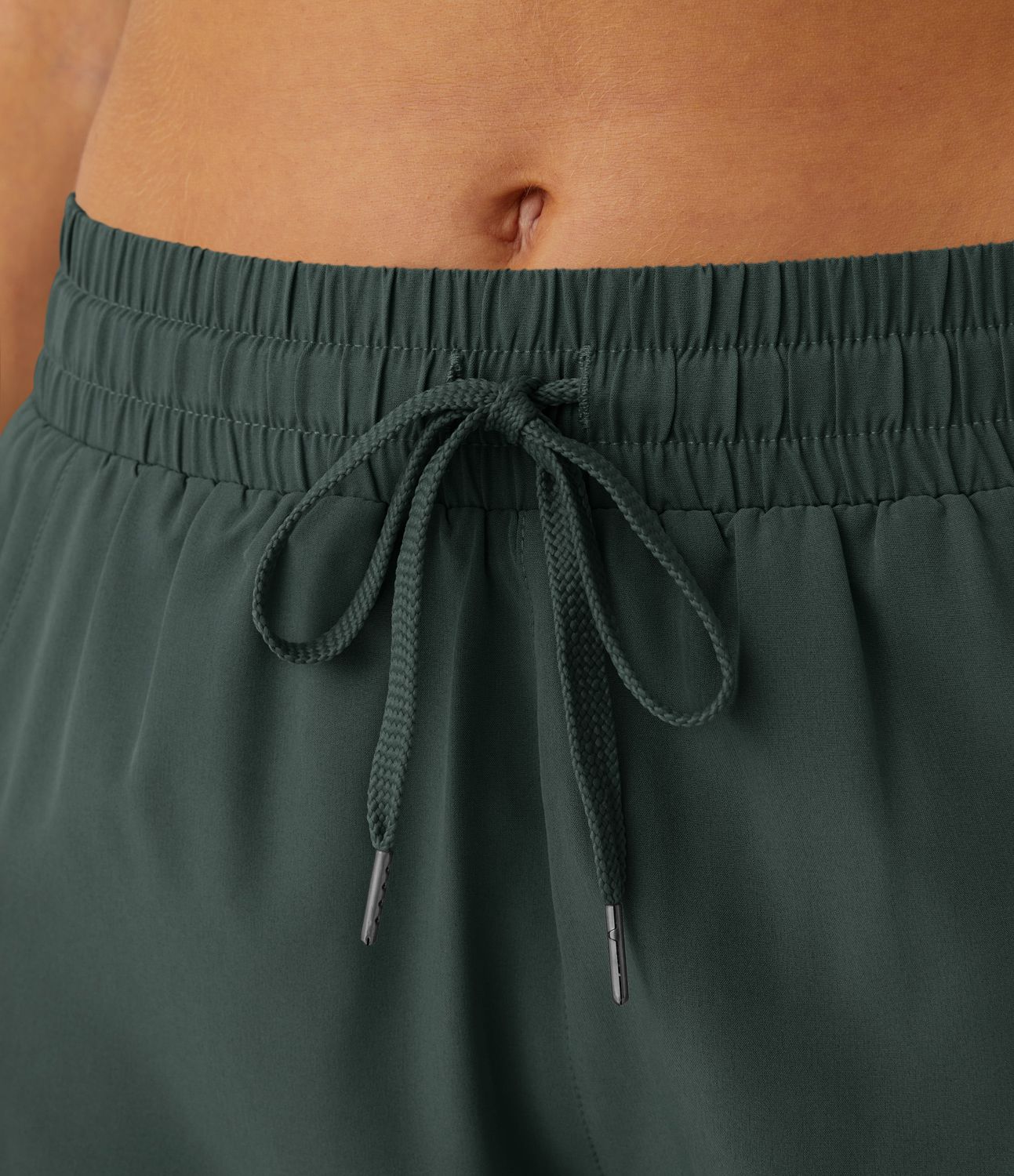 Shorts Running 7,5cm 2 en1 Taille Mi-Haute Cordon de Serrage Empiècement Mesh Contrastant