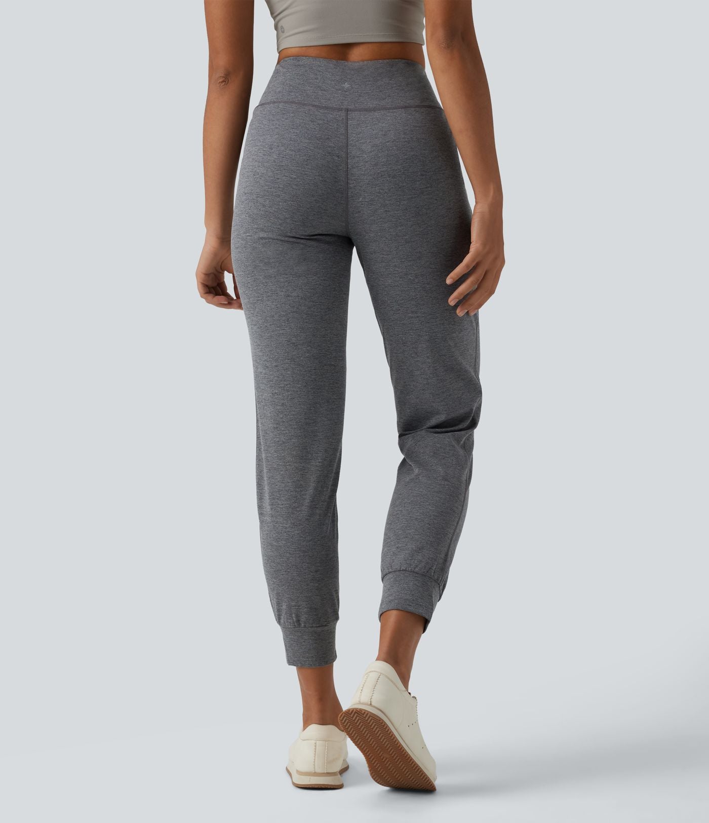 Jogging de yoga taille mi-haute à séchage rapide avec poches