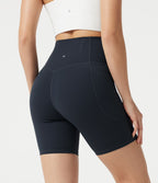 Short cycliste gainant taille haute Halara UltraSculpt™ 17,5 cm avec poches