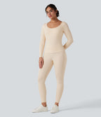Legging chauffant taille haute Halara HeatCore avec poches