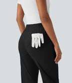 Pantalon golf fuselé taille haute cordon poches séchage rapide - Poche tee de golf