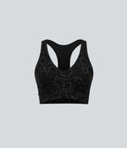 Brassière de sport training Halara X Smiley® Halara UltraSculpt™ maintien moyen col V dos nageur