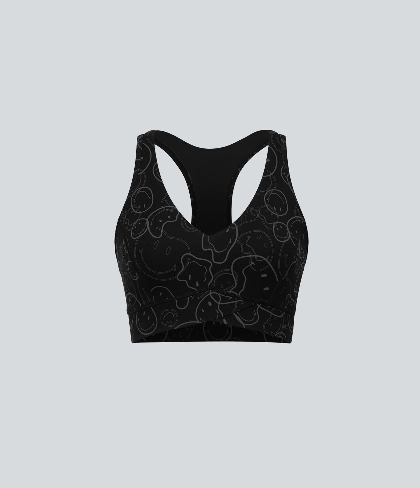 Brassière de sport training Halara X Smiley® Halara UltraSculpt™ maintien moyen col V dos nageur