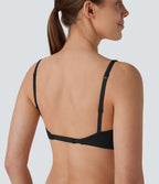 Brassière de détente extensible dos nu douce pour la peau avec bretelles ajustables