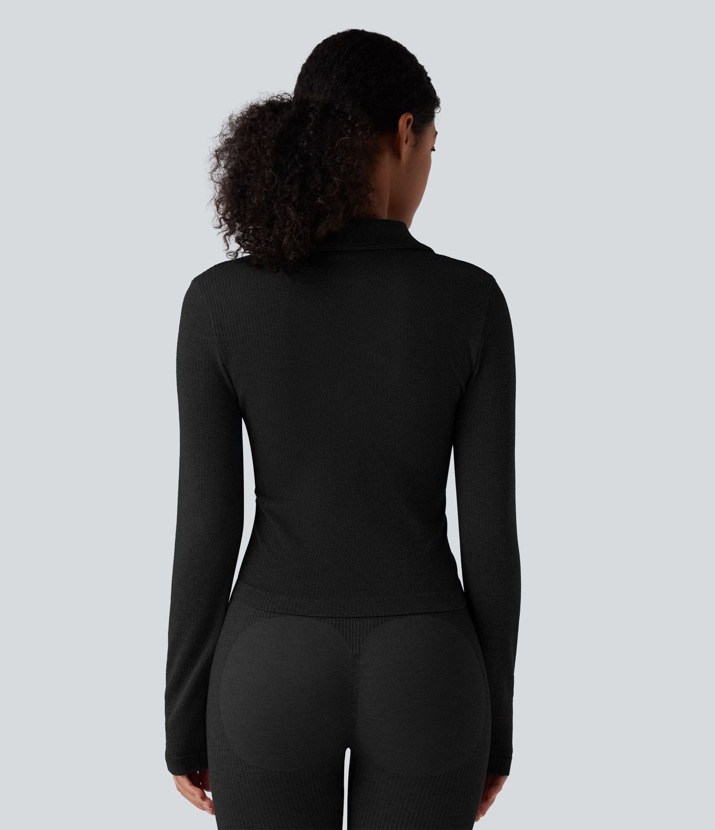 OneForm Seamless Flow Veste yoga chaude zippée à manches longues