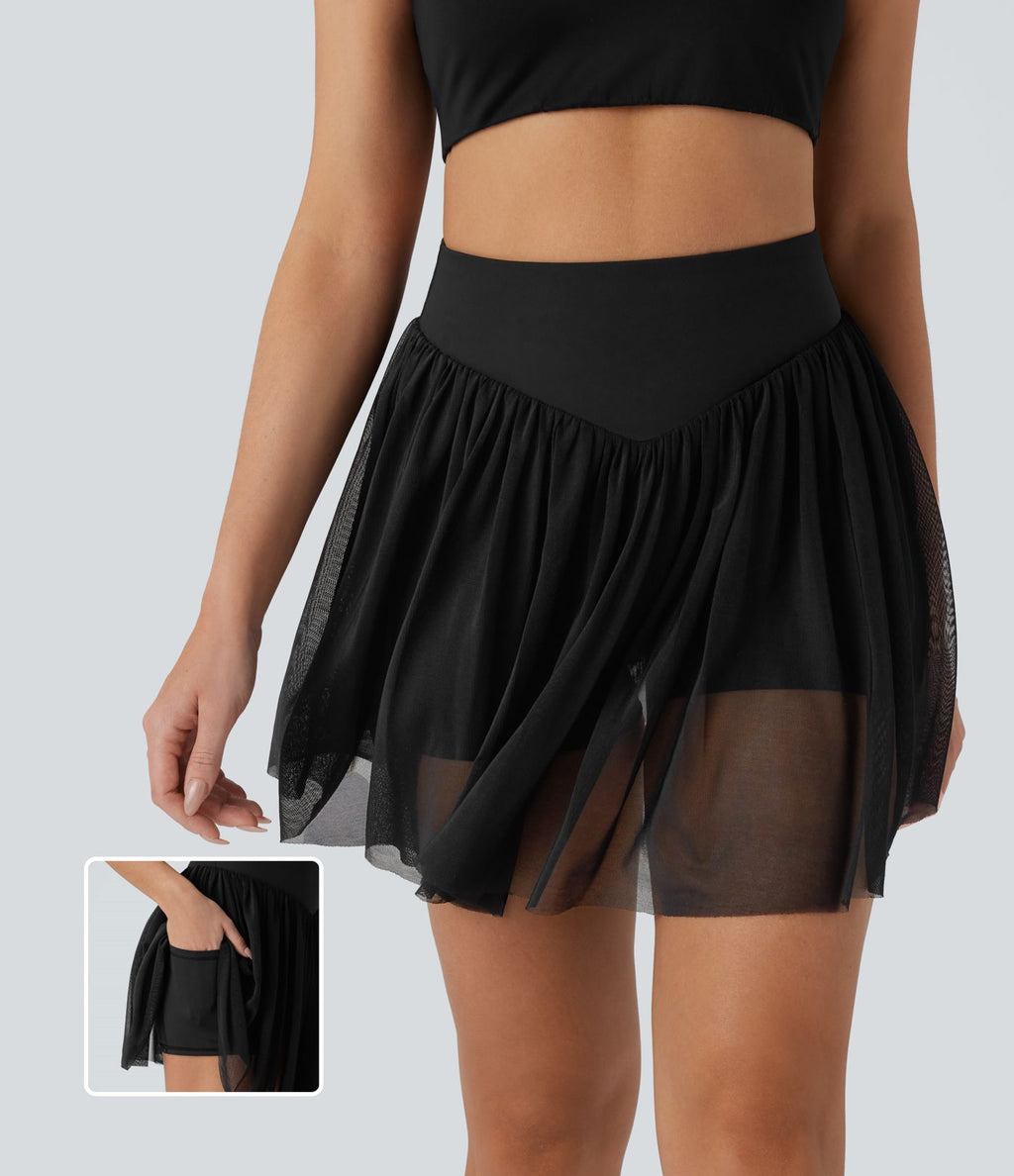 Legging d'entraînement gainant galbant taille haute avec poches Halara UltraSculpt™