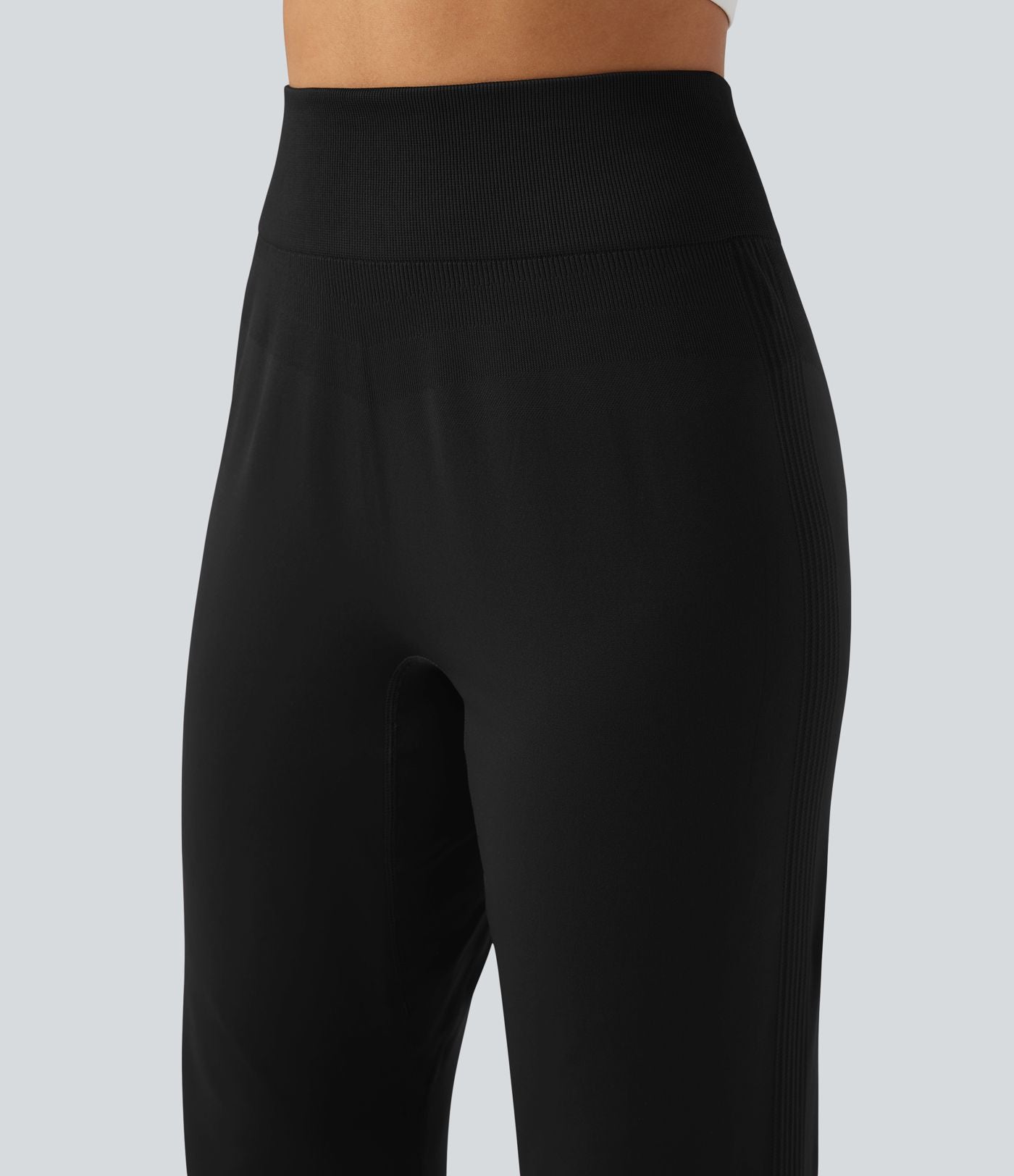 Pantalon de yoga taille haute coupe droite sans couture Seamless Flow