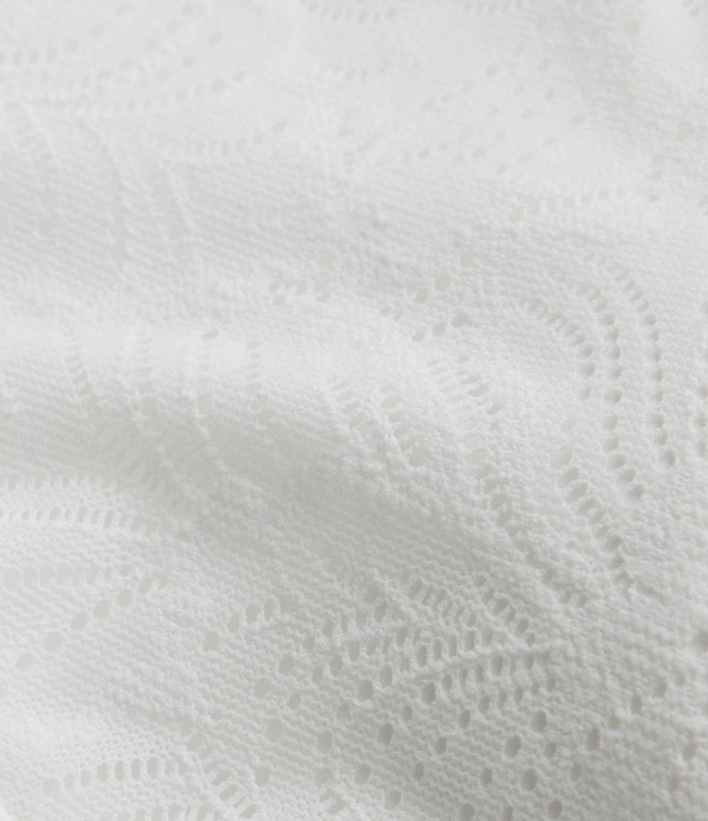 Débardeur de yoga SoftlyZero™ dos nu torsadé avec dentelle contrastée, coussinets amovibles et protection solaire UPF 50+