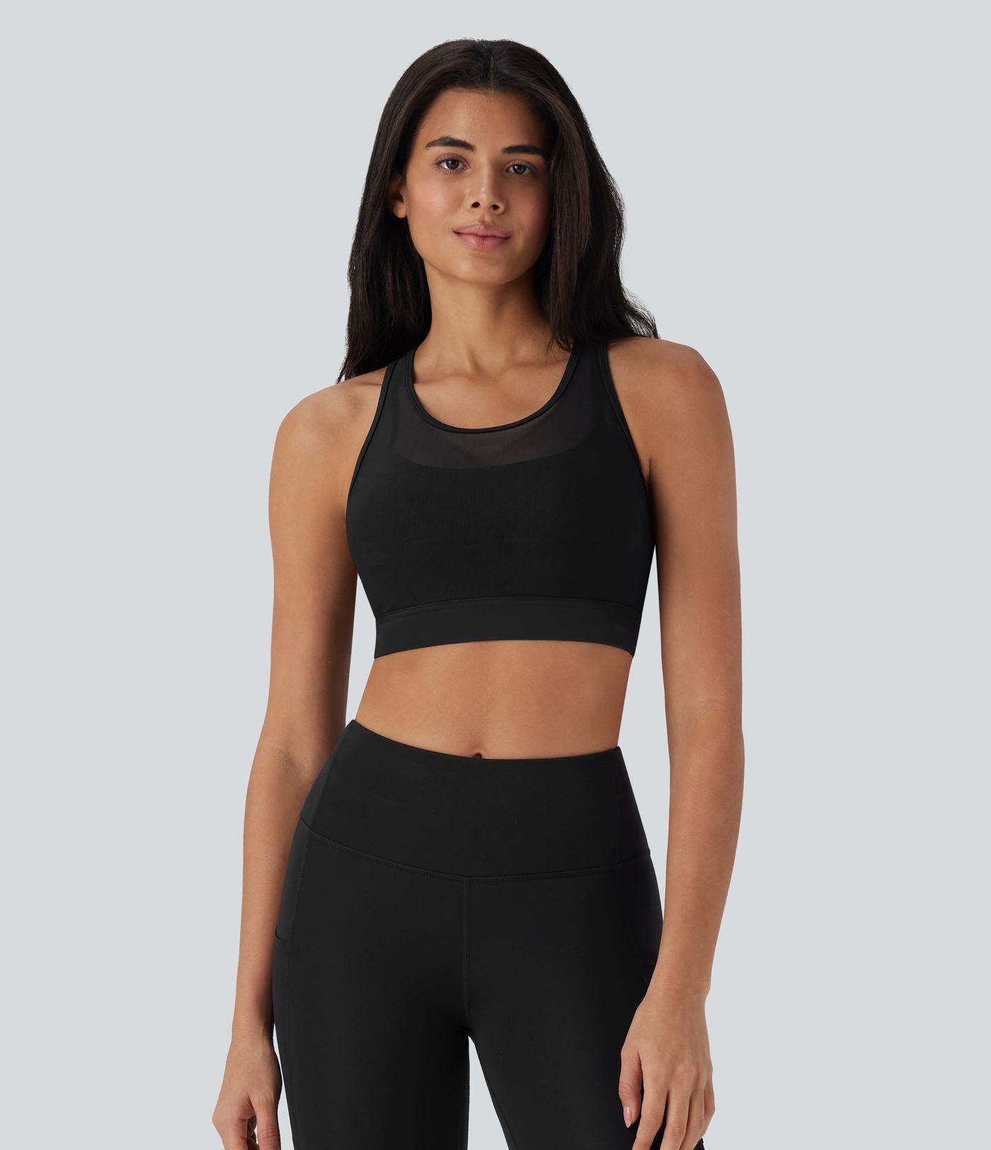 Brassière de sport entraînement SpeedWave™ soutien intermédiaire dos nageur mesh contrastant séchage rapide bonnets A-D