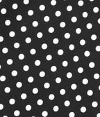 Robe midi fluide à pois à bretelles croisées dos nu col carré sans manches froncée avec soutien-gorge intégré