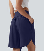 Short resort taille haute gainant séchage rapide avec fentes Breezeful™ et poches