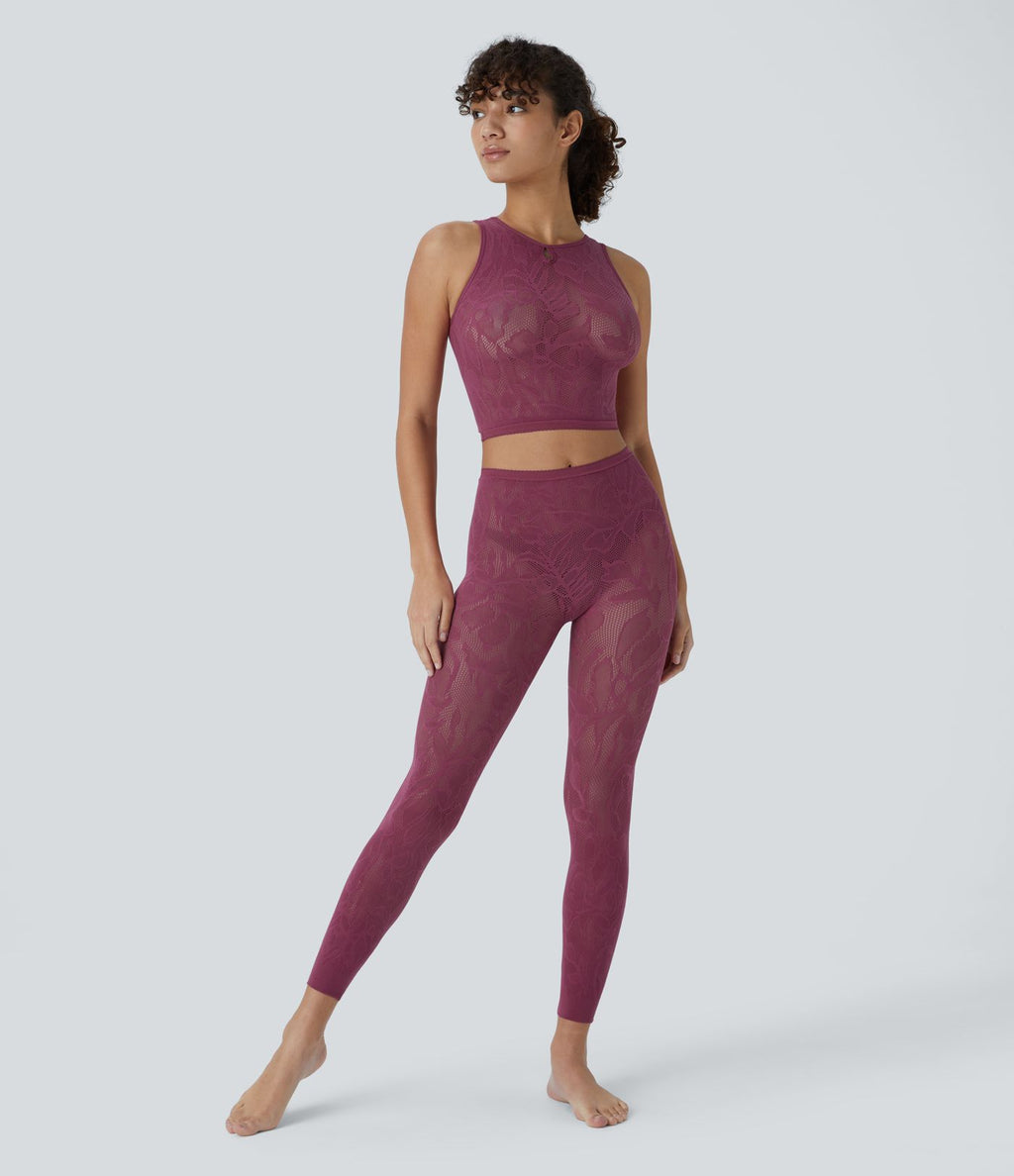 Débardeur court avec découpes sans couture OneForm Seamless Flow