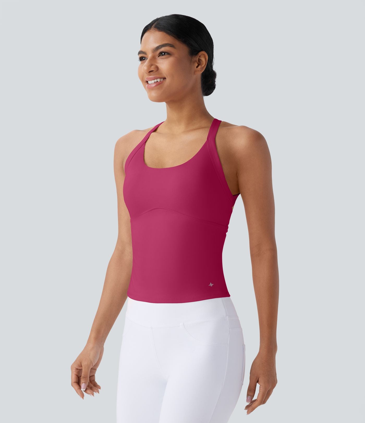 Débardeur yoga SoftlyZero™ Plush à découpes A-D