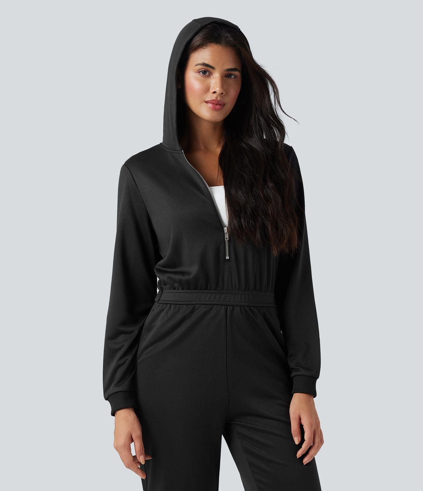 Combinaison jogging à capuche manches longues avec poches - Édition Easy Peasy