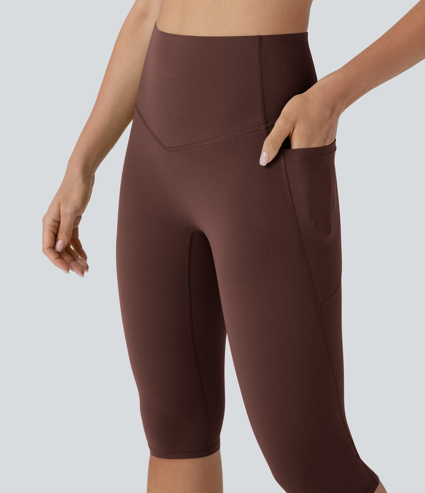Legging corsaire de yoga gainant taille haute avec poches Halara UltraSculpt™
