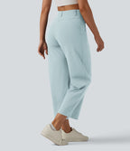 Pantalon barrel DayStretch taille haute avec poches