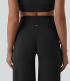 SoftlyZero™ Pantalon yoga coupe droite gainant taille haute à fronces - UPF50+
