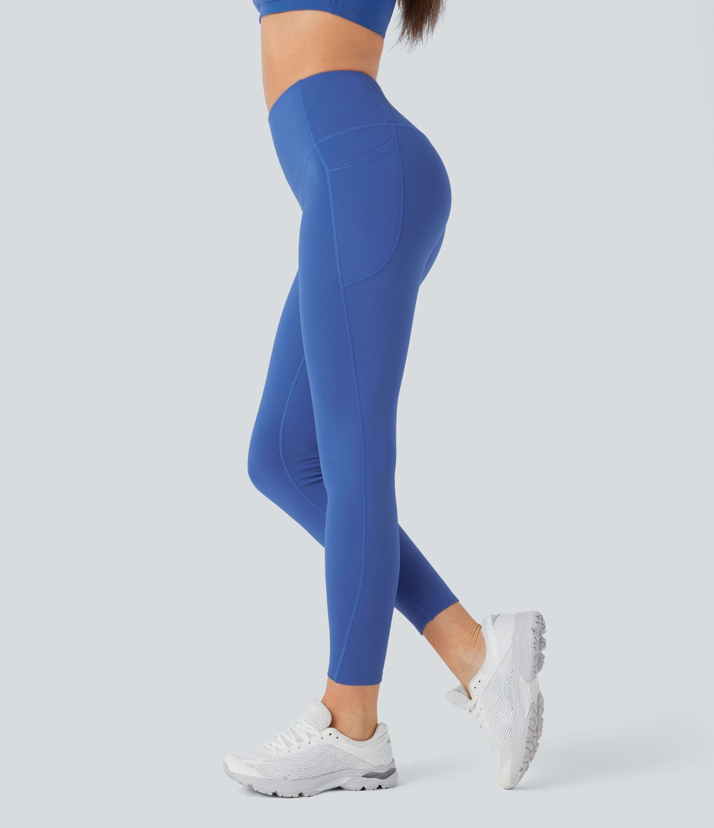 Legging de sport taille haute gainant et thermique Softlyzero™ avec poches