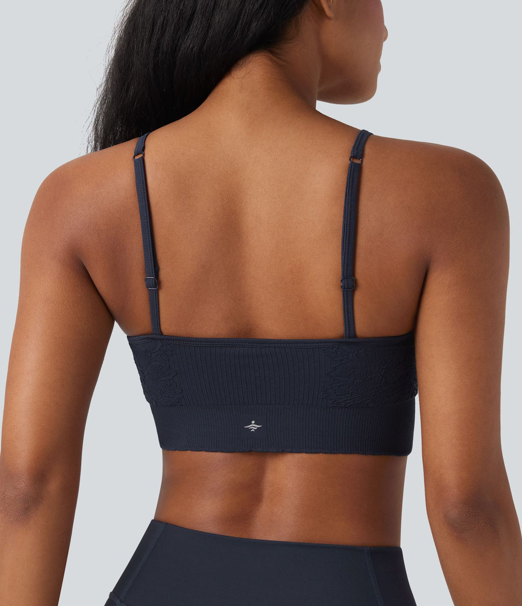 Brassière de sport yoga maintien léger sans couture OneForm Seamless Flow