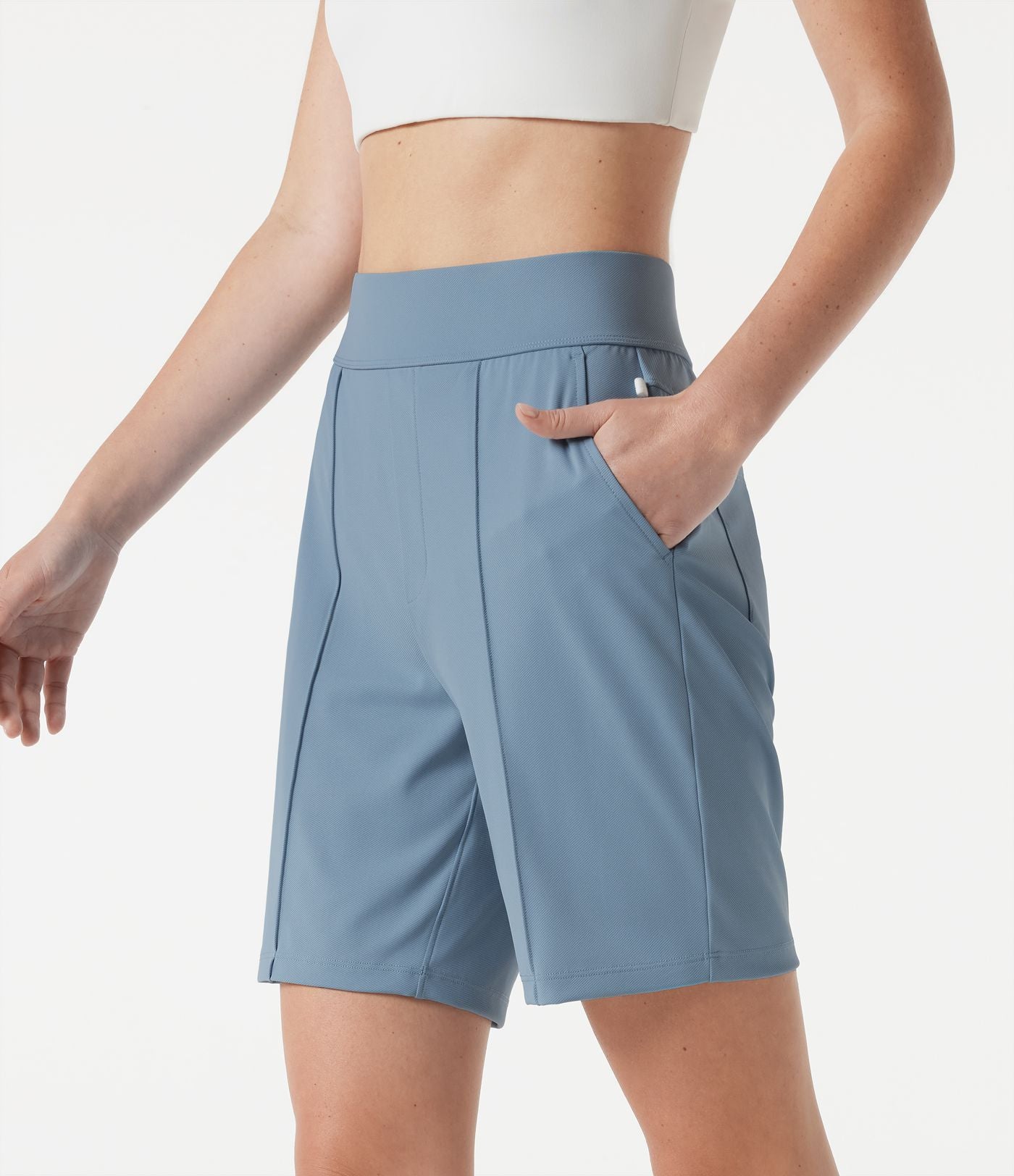 Short de golf taille haute à séchage rapide avec poches 17,5 cm - Golf Tee - UPF40+