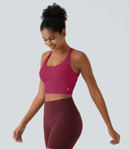 Débardeur yoga court SoftlyZero™ Plush à découpes A-C
