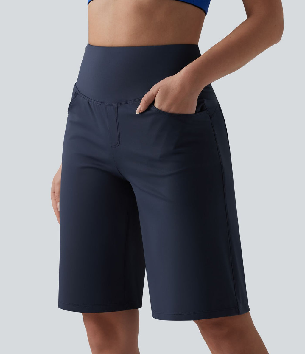 Short de yoga SoftlyZero™ Airy ample gainant taille haute effet frais InstantCool avec poches
