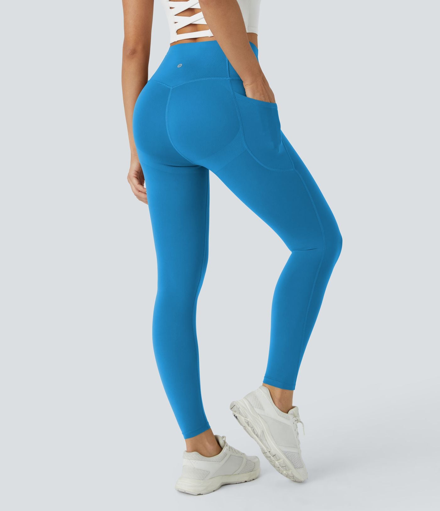 Legging d'entraînement gainant galbant taille haute avec poches Halara UltraSculpt™