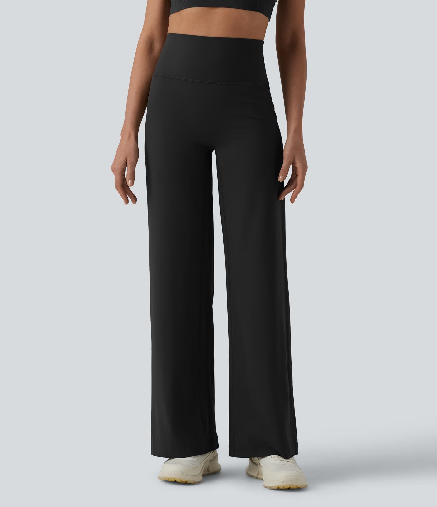 SoftlyZero™ Pantalon yoga coupe droite gainant taille haute à fronces - UPF50+