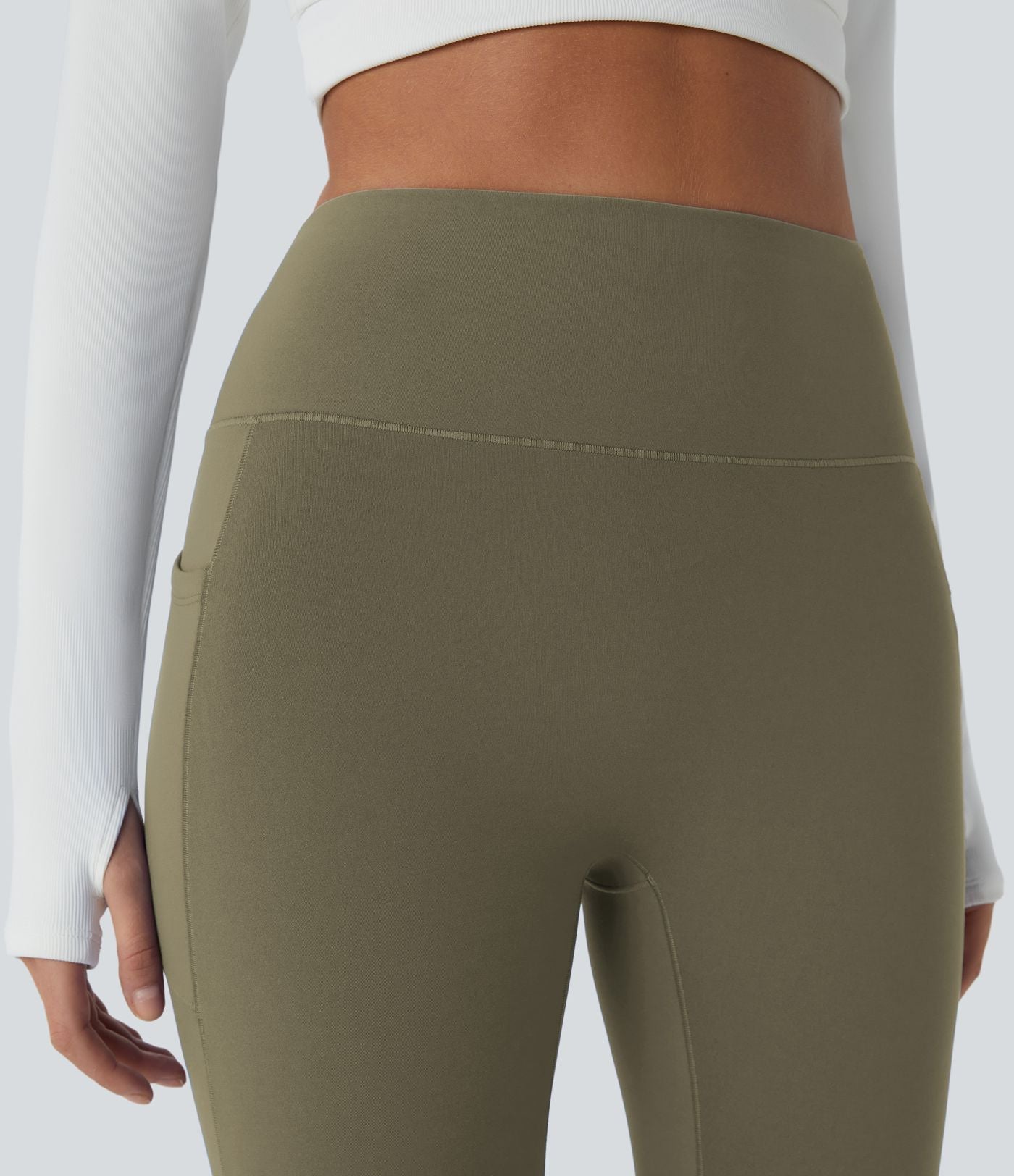 Legging thermique 7/8 Softlyzero™ taille haute coupe ajustée avec poches latérales