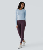 Top Sport Yoga Uni Trous pour les Pouce
