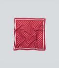 Foulard carré à pois