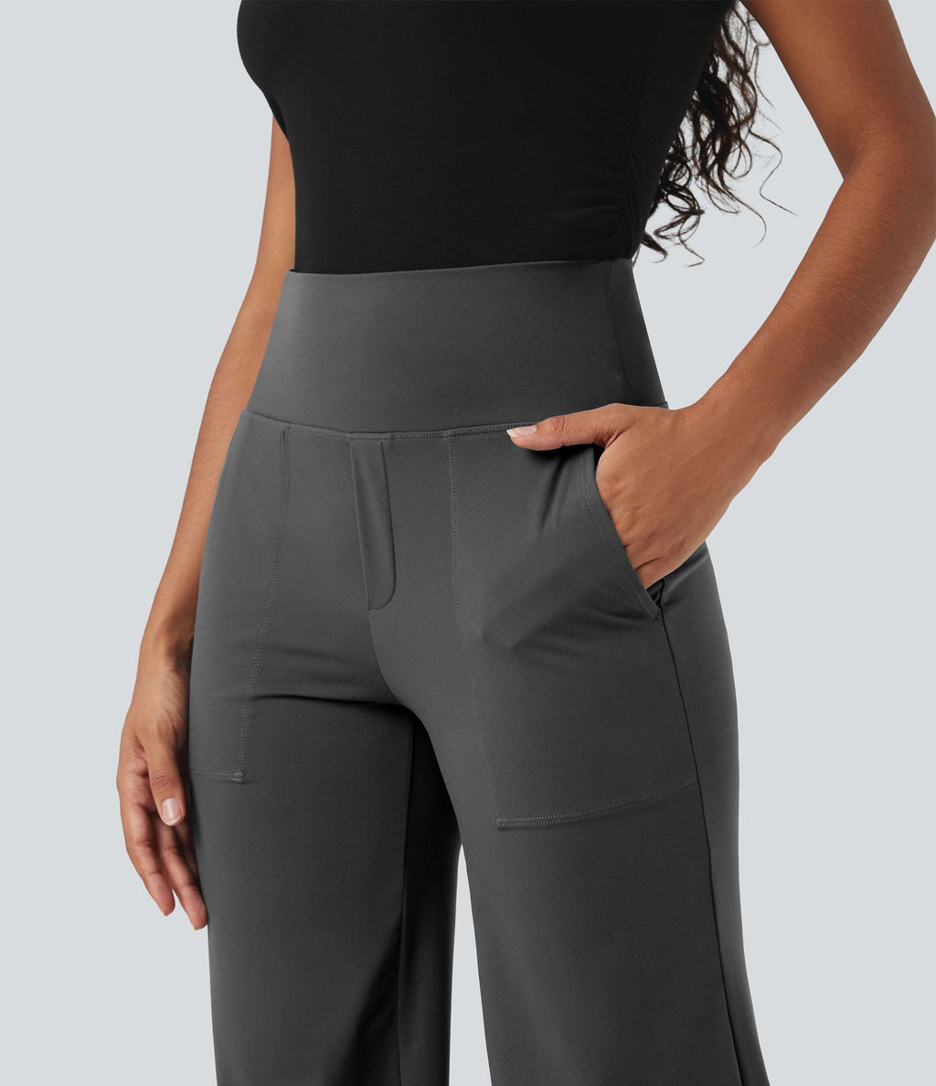 Short cycliste 7,5 cm d'entraînement gainant galbant taille haute avec poches Halara UltraSculpt™