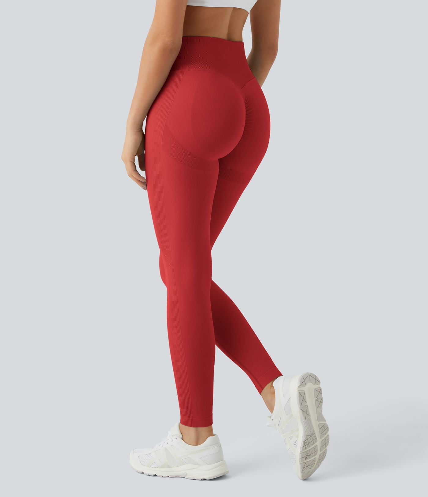 Legging push-up taille haute froncé sans couture OneForm Seamless Flow