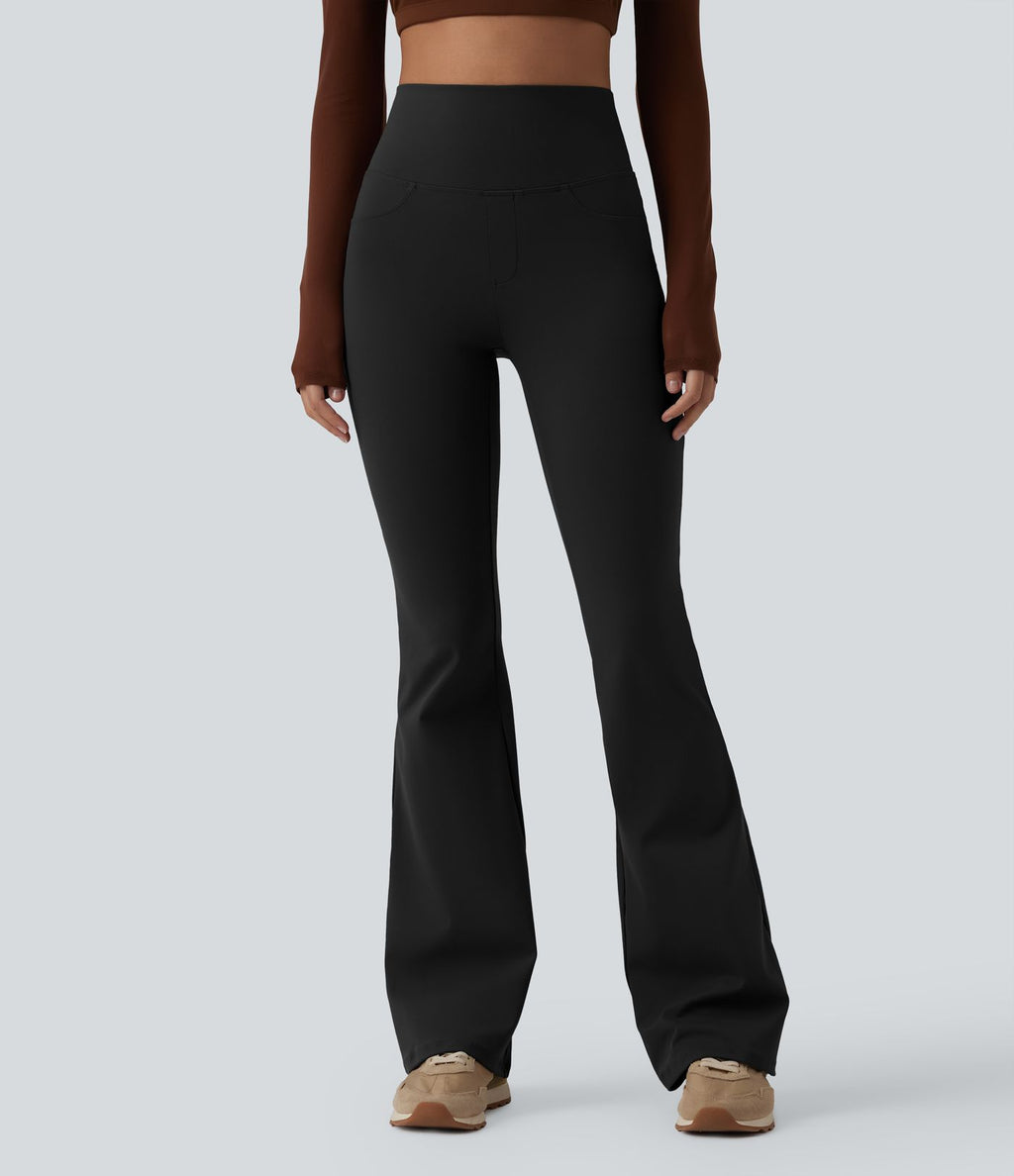 Legging de yoga bootcut DayStretch gainant taille haute avec poches