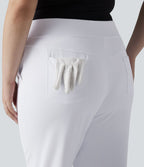 Pantalon de golf grande taille taille haute à séchage rapide avec poches — Golf Tee — UPF40+