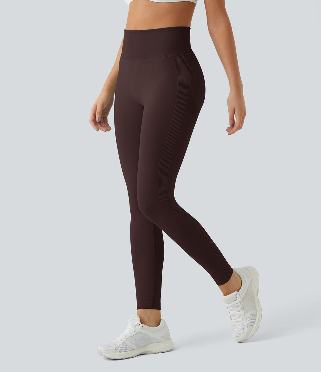 Legging push-up taille haute froncé sans couture OneForm Seamless Flow