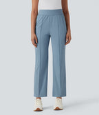 Pantalon de golf séchage rapide, taille mi-haute, avec poches et poche tee, UPF40+