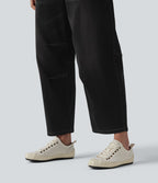 Jean Barrel 7/8 taille basse Halara Flex™ avec poches zippées