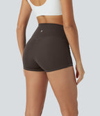 Short cycliste 6 cm de course gainant taille haute avec fronces et séchage rapide SoftlyZero™