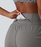 Short de yoga SoftlyZero™ Airy taille très haute 2-en-1 effet frais InstantCool 12,5 cm avec poches