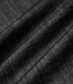 Pantalon décontracté large effet lin taille haute infroissable avec cordon et poches