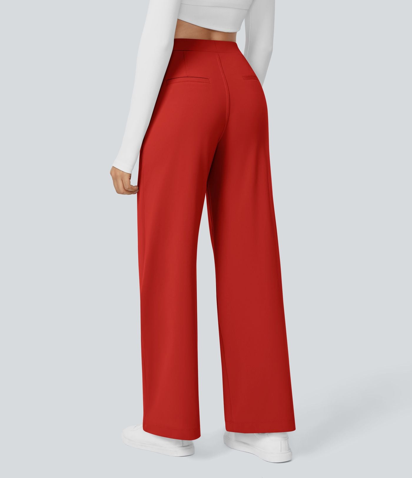 Pantalon tailleur Halara Flex™ DayStretch coupe droite taille haute avec poches