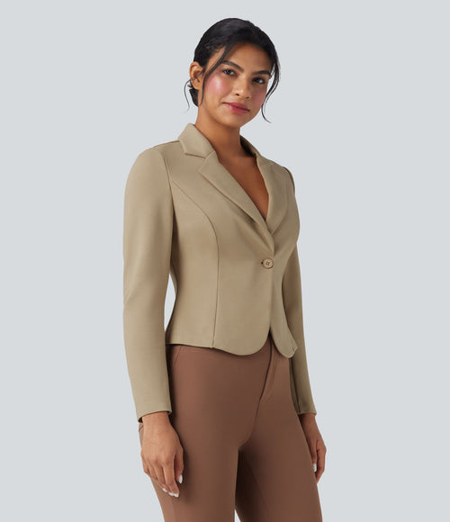Blazer de travail ajusté manches longues