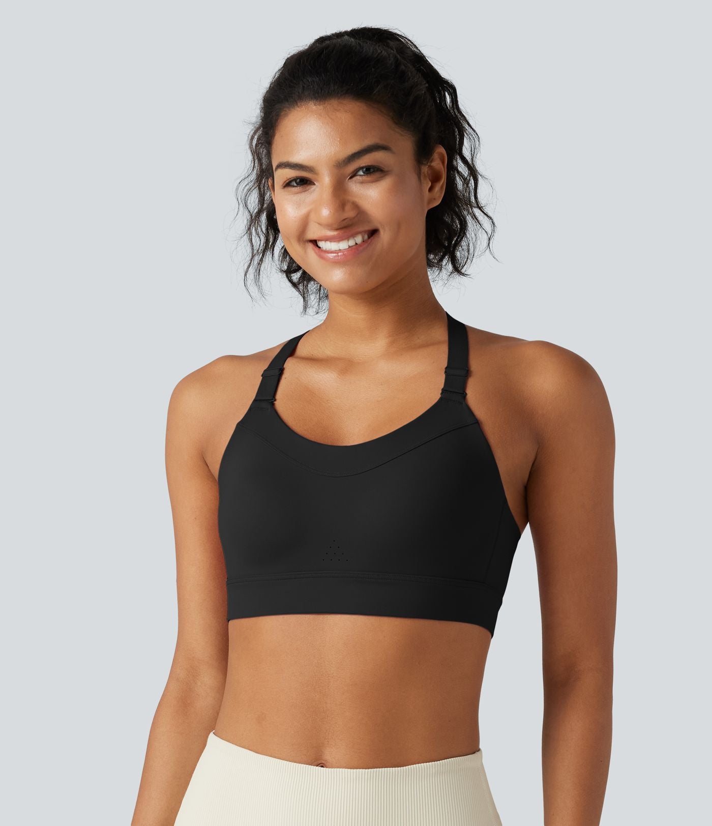 Brassière de sport d'entraînement maintien moyen avec bonnet spacer moulé