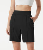 Short de golf taille haute à séchage rapide avec poches 17,5 cm - Golf Tee - UPF40+
