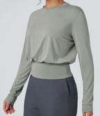 T-shirt de travail col rond manches longues