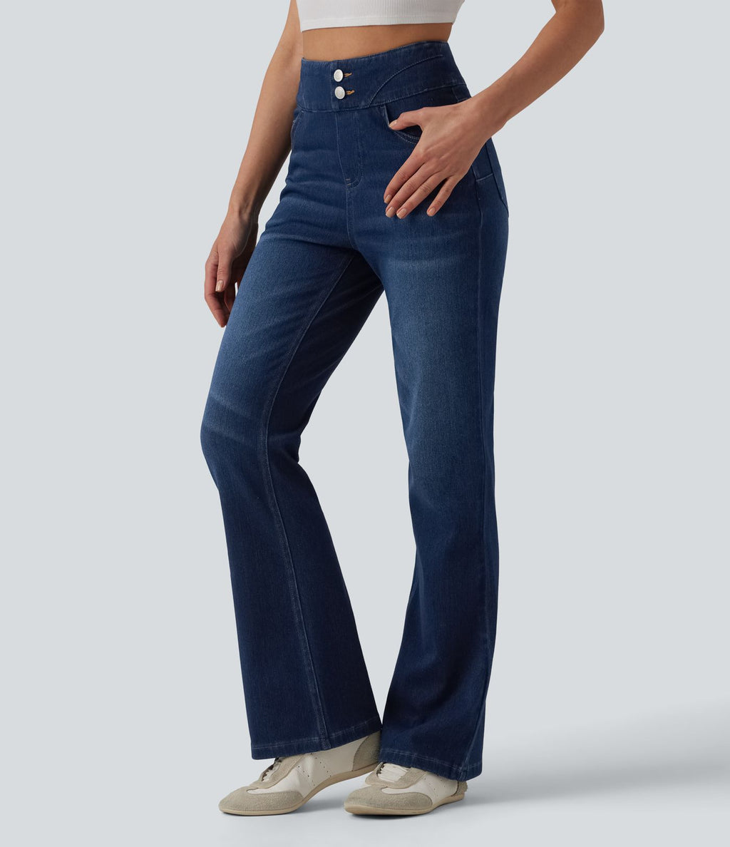 Halara Flex™ Jegging bootcut casual taille haute avec poches