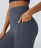 Legging d'entraînement gainant galbant taille haute avec effet scrunch et poches Halara UltraSculpt™